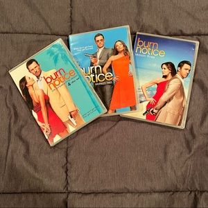 Burn Notice Seasons 1-3 on DVD Spy Action Drama USA Network Jeffrey Donovan